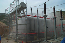 Descarga real de una instalación de agua